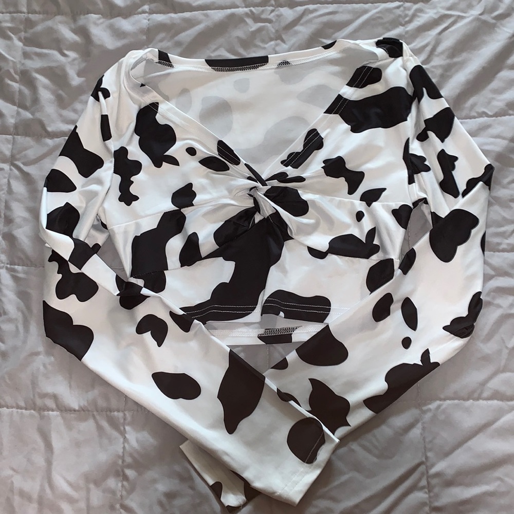 Long sleeve crop top